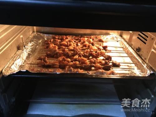 烤箱烤羊肉串