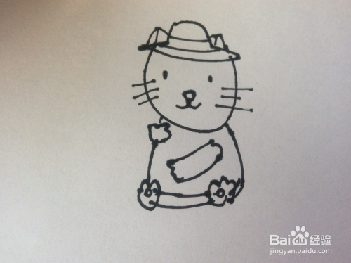 如何画猫的儿童画?猫的简笔画如何画呢?