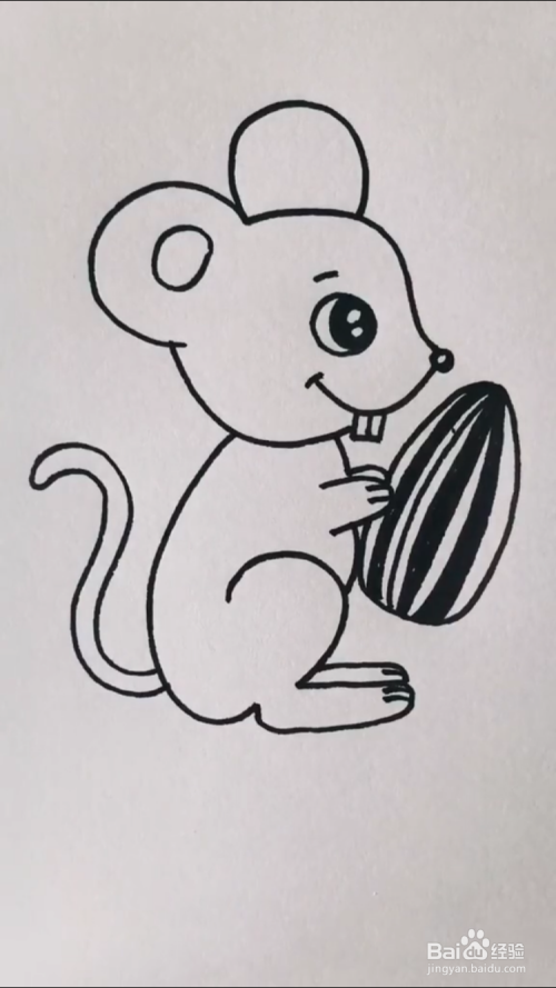 小老鼠的简笔画如何画?