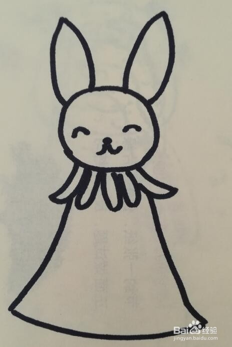 简笔画 兔子的画法 兔子的简笔画