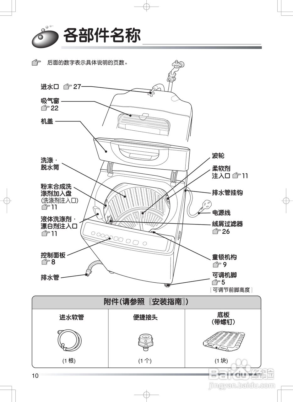 日立xqb65-hr洗衣机使用说明书:[1]