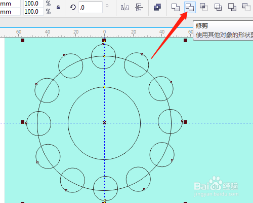 coreldraw怎样绘制零件图