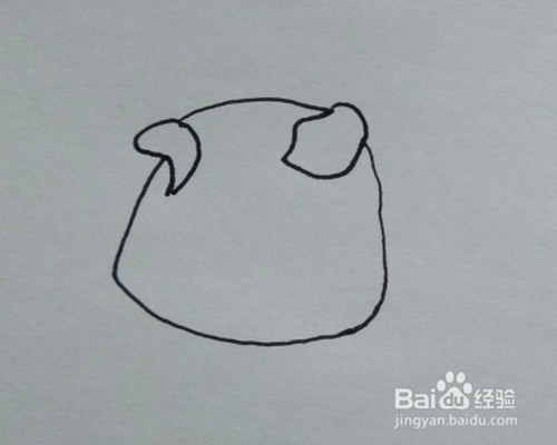 儿童简笔画:如何一步一步画一只正在睡觉的懒猪
