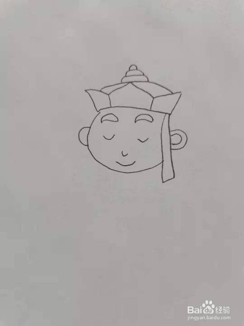 卡通唐三藏怎么画