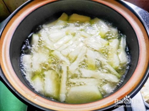 黄花菜冬瓜素汤---养生菜系列