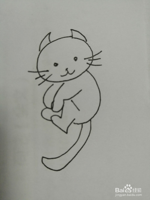 下面,一起来学习简笔画可爱的小猫咪的画法.