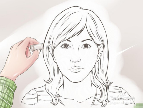 如何画女性脸部素描?