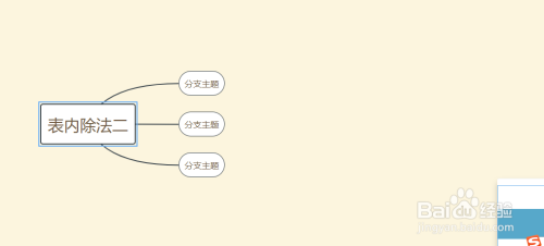 表内除法二思维导图怎么画