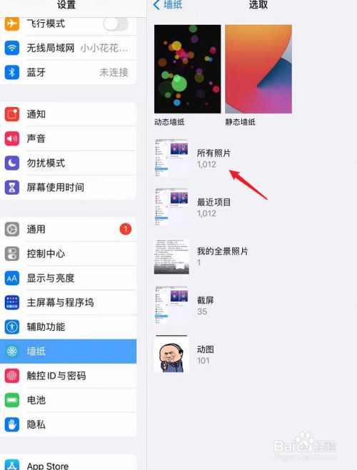 ipad怎么设置壁纸