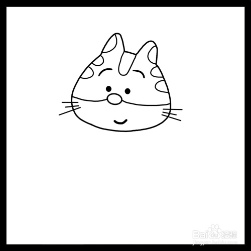 怎么画小猫简笔画(儿童简笔画)