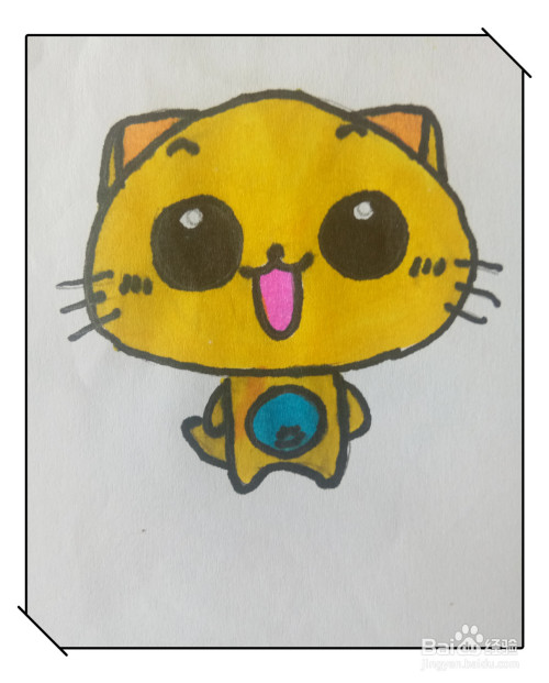 小猫咪简单又好看的简笔画?
