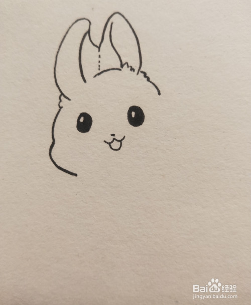 怎样画简笔画—爱吃胡萝卜的小兔子