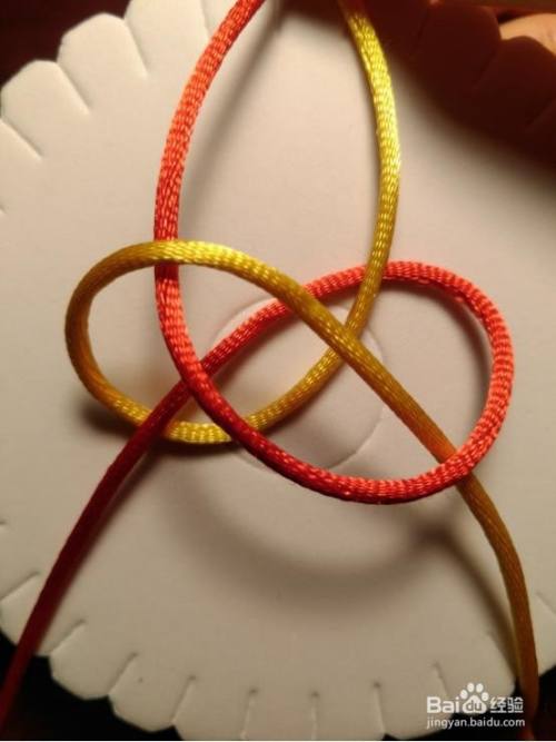 中国结幸运手绳红绳金刚结的编织方法