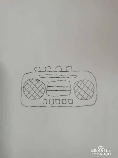 收音机怎么画
