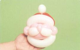 魔法气球造型系列之圣诞老人