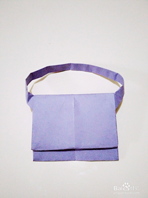 手工diy—怎么用折纸折漂亮的手提包