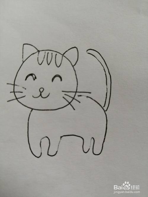 可爱的小猫怎么画