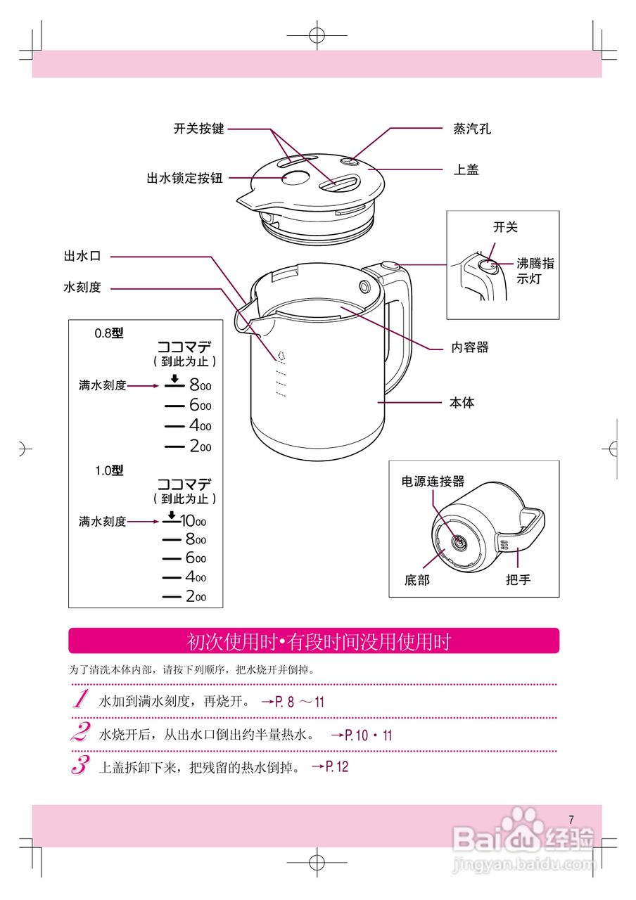 虎牌pfy-a型电水壶使用说明书