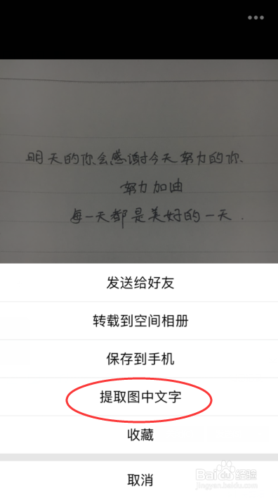 4 文字提取好之后,就可以在页面上面进行编辑文字.