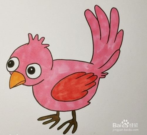简笔画系列-小鸟怎么画简单又好