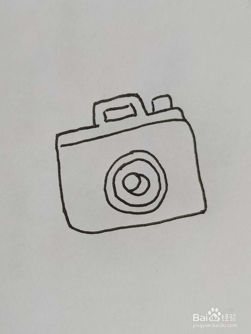 怎样画照相机?