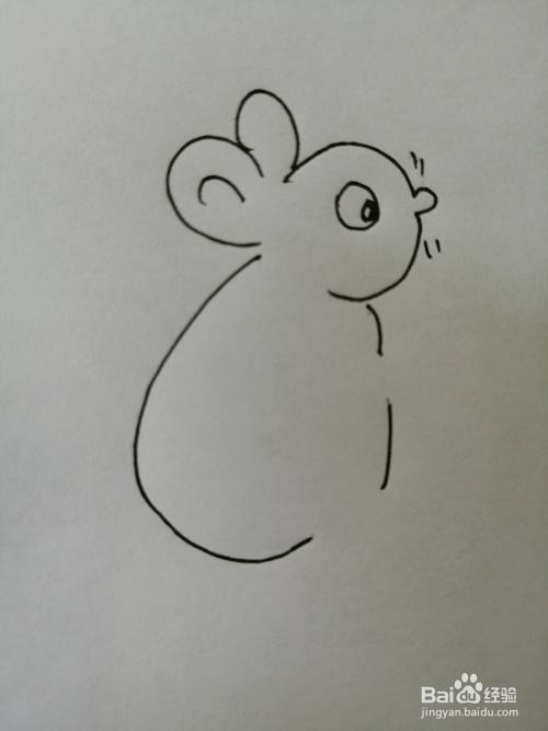 可爱的小老鼠怎么画