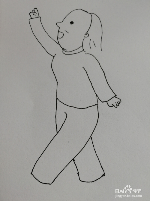 奶奶篇—如何画一个跳广场舞的奶奶