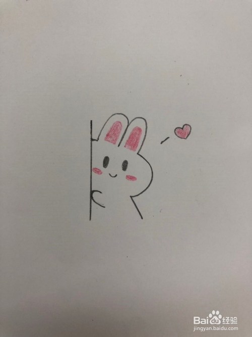 抖音10秒教你画简笔画—可爱的兔子