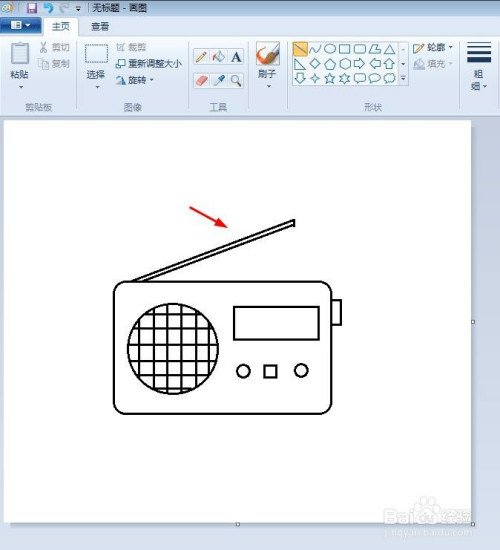 收音机怎么画简笔画