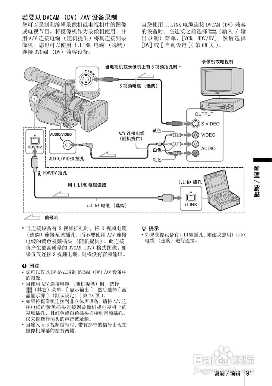 索尼hvr-z1c数字摄录一体机使用说明书:[10]