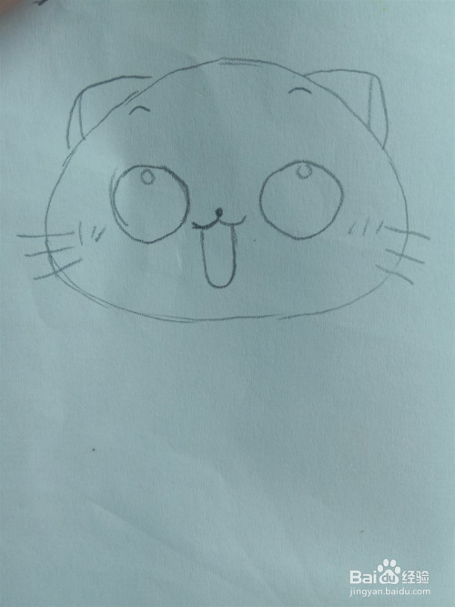 小猫咪简单又好看的简笔画?