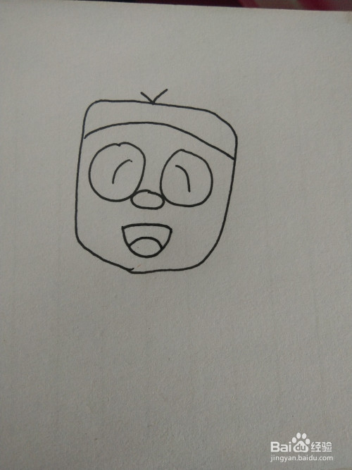 大雄怎么画简笔画