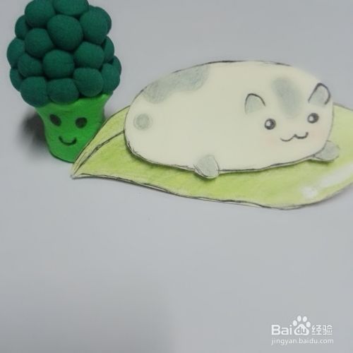 超轻粘土西兰花的怎么做
