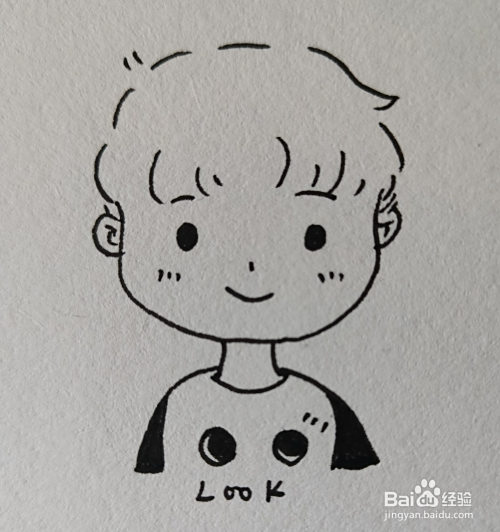 卡通头像 男生 简笔画,卡通头像 男生 动漫 怎样画简笔画——情侣头像"男孩"