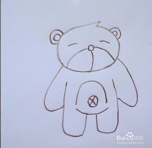 怎样画一只熊