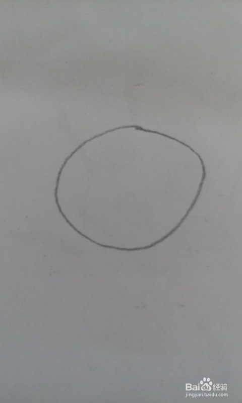 6  画一个椭圆形作为螃蟹的大肚子.