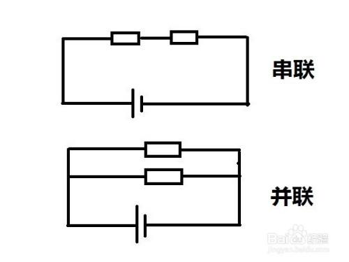 电路图,电路元件 方法/步骤 原理不同 串联:图中上方两个电阻和电源