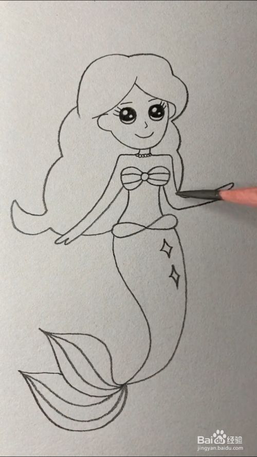 如何画美人鱼?