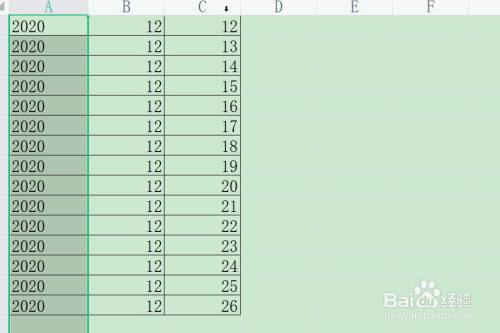 如何快速把wps表格中的长日期拆分为三列数字