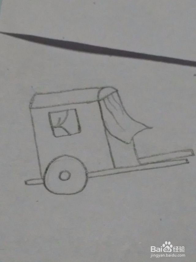 古代马车 简笔画 详细绘画教程!