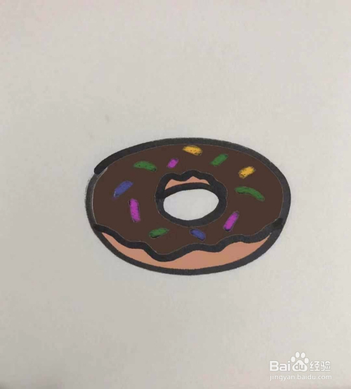 怎么画甜甜圈简单又好看;甜甜圈简笔画