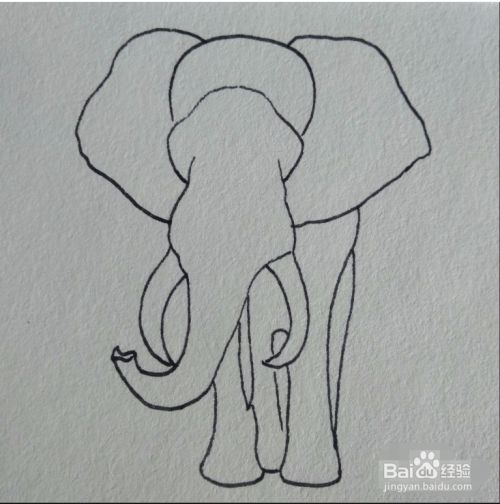 简笔画大象怎么画更有创意?
