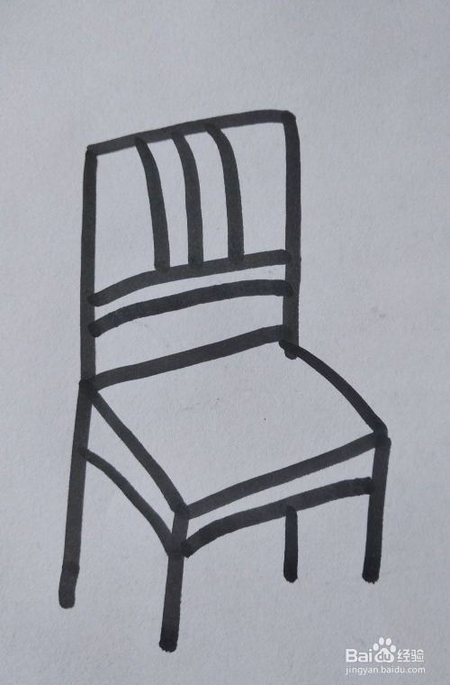 椅子的简笔画怎么画?如何画椅子的简笔画?