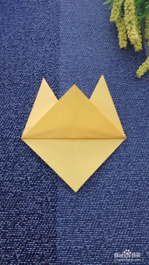 儿童折纸小猫咪的折法