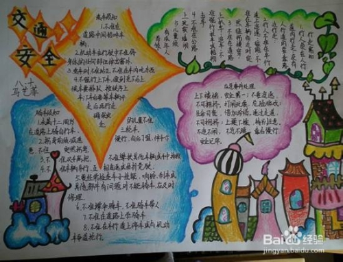 交通安全手抄报怎么办?