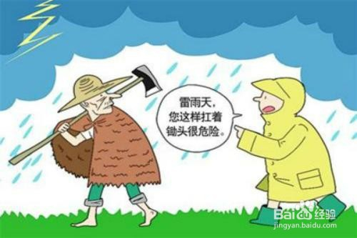 雷雨安全天气儿童画怎么画?