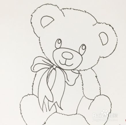 熊娃娃的简笔画怎么画
