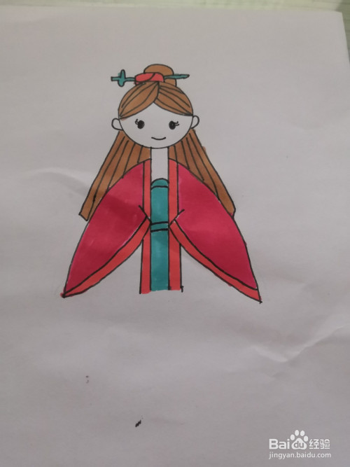 古风女孩的画法