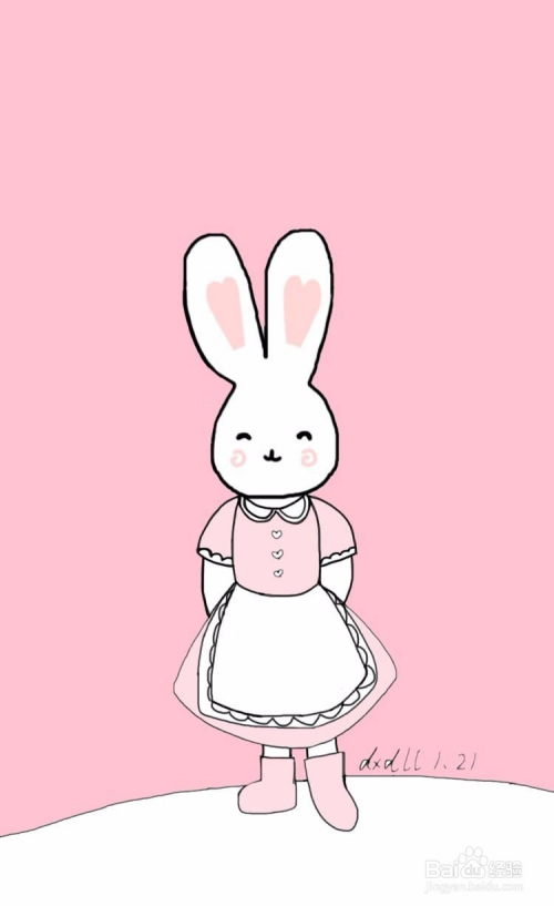 dxdll手绘之兔小妹