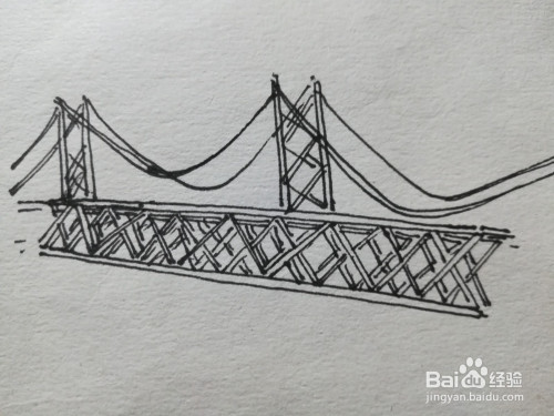 鸭绿江大桥怎么画
